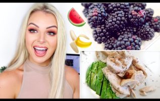 WHAT I EAT IN A DAY! (BRITTNEYLEESAUNDERS)