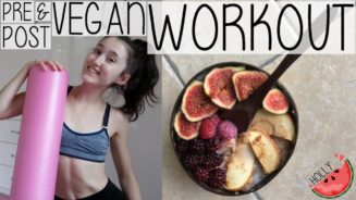DANCER - YOGA STRETCH + COOL DOWN ROUTINE - WHAT I EAT PRE-POST WORKOUT MEALS FT. BAKED OATMEAL RECIPE (Holly Gabrielle)
