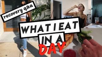 FULL DAY OF EATING - Eating Disorder Q&A, 'Saving Up' Calories + Recovery Relapse (Macy Eleni)