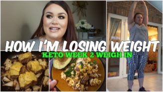 HOW I'M LOSING WEIGHT ON KETO - Week #2! What I'm Eating, Feeling + My Workout!! (Taylor White)