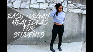 VEGAN WHAT I EAT IN A DAY #3 (Vegan College Student) (Danielle Wishart)