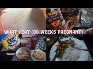 WHAT I EAT - 30 WEEKS PREGNANT (FILIPINO IN UK) (Kristel Jenkins)