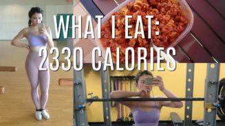 WHAT I EAT IN A DAY FOR WEIGHT GAIN - 2330 Calories (Liana Chau)