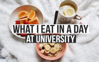 WHAT I EAT IN A DAY - UNIVERSITY 2017 (Emmy Rosam)