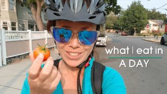 What I Eat In A Day Vegan - Cycle Commuting in Victoria BC EP#6 (Heather Nicholds)