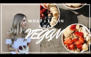What I Eat in a Day - VEGAN COLLEGE STUDENT (Olivia Boucher)