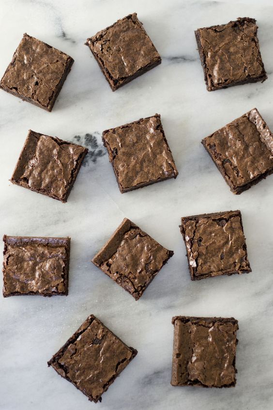 "The One" Classic Chewy Brownies via Sift & Whisk