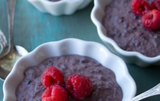 Anise-Infused Black Rice Pudding via Sift & Whisk