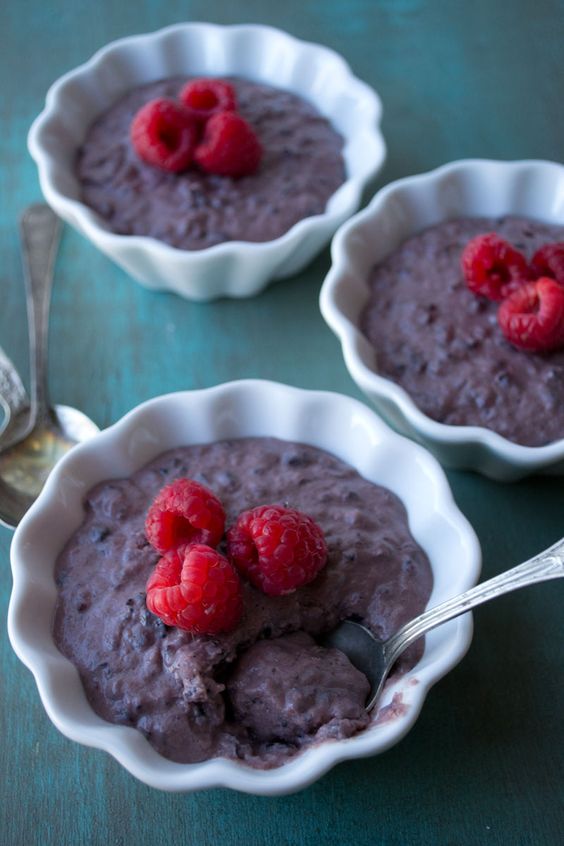 Anise-Infused Black Rice Pudding via Sift & Whisk