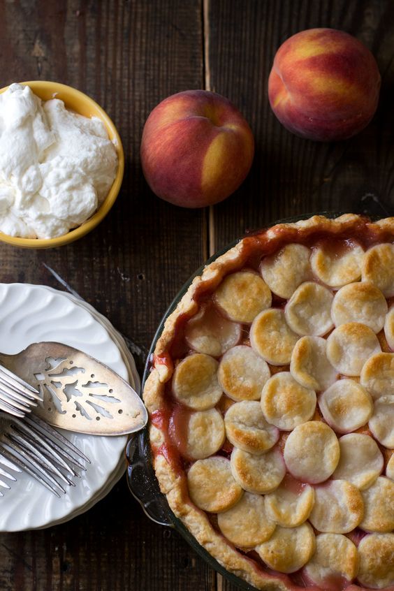 Peach Pie with Maple Whipped Cream â Sift & Whisk