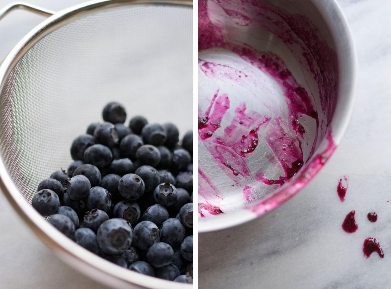 Blueberry Violet Éclairs via Sift & Whisk