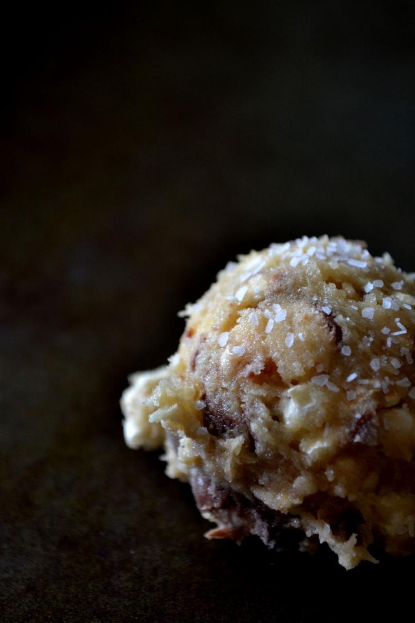 Buttered Popcorn & Malted Milk Ball Cookies via Sift & Whisk