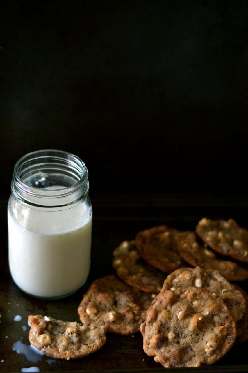 Buttered Popcorn & Malted Milk Ball Cookies via Sift & Whisk