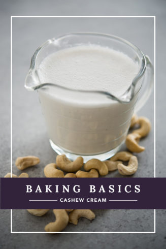 How to Make Cashew Cream for Baking | This replacement for dairy cream couldn't be easier. Use it in vegan caramel, ganache, and tons of other recipes!