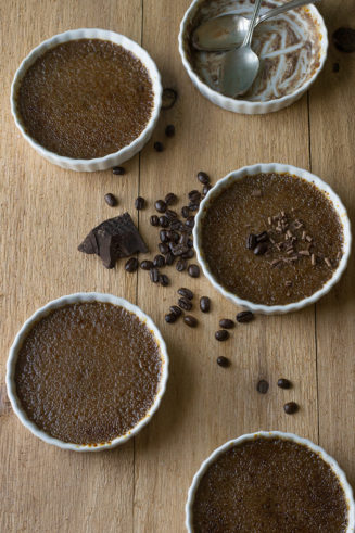 Chocolate Espresso Crème Brûlée | siftandwhisk.com