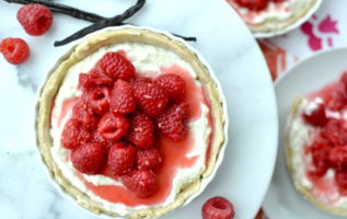 Raspberry Tart with Vanilla Mascarpone Cream