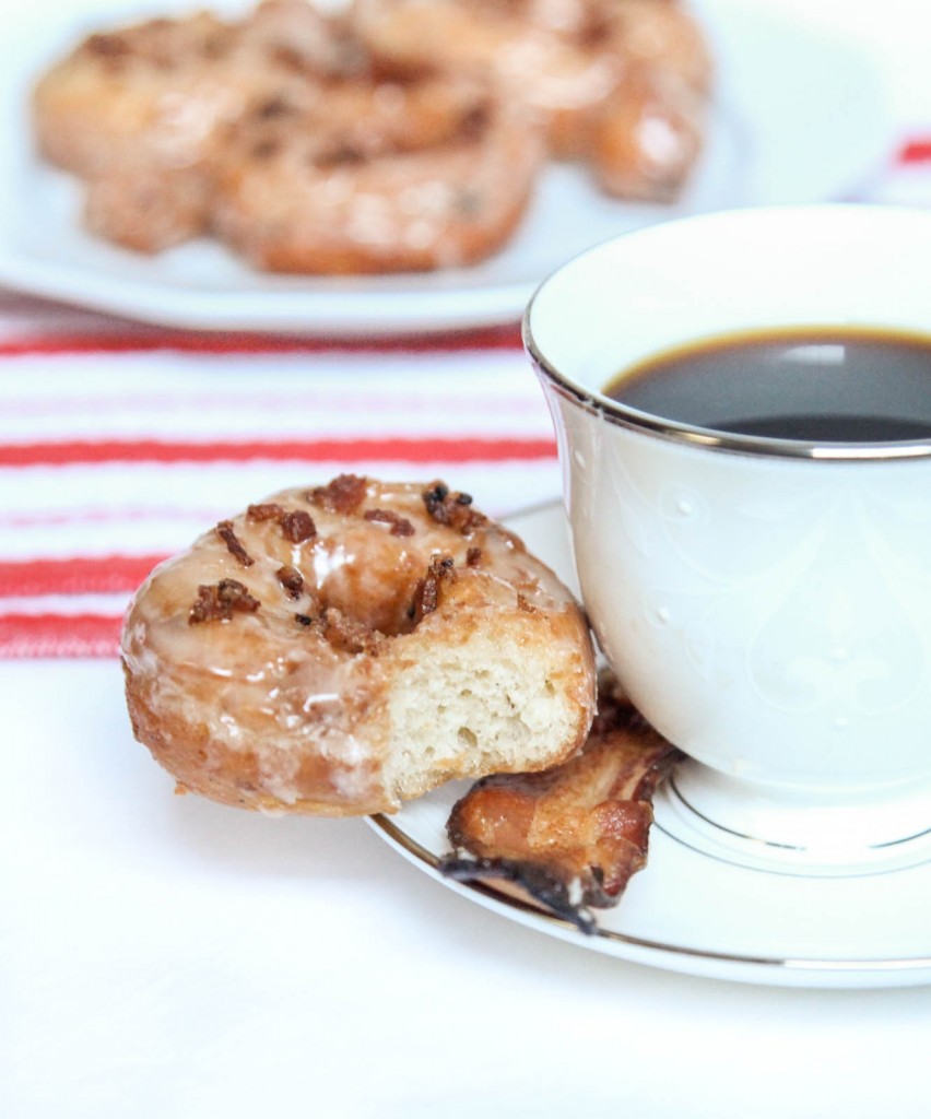 Maple Apple Bacon Donuts