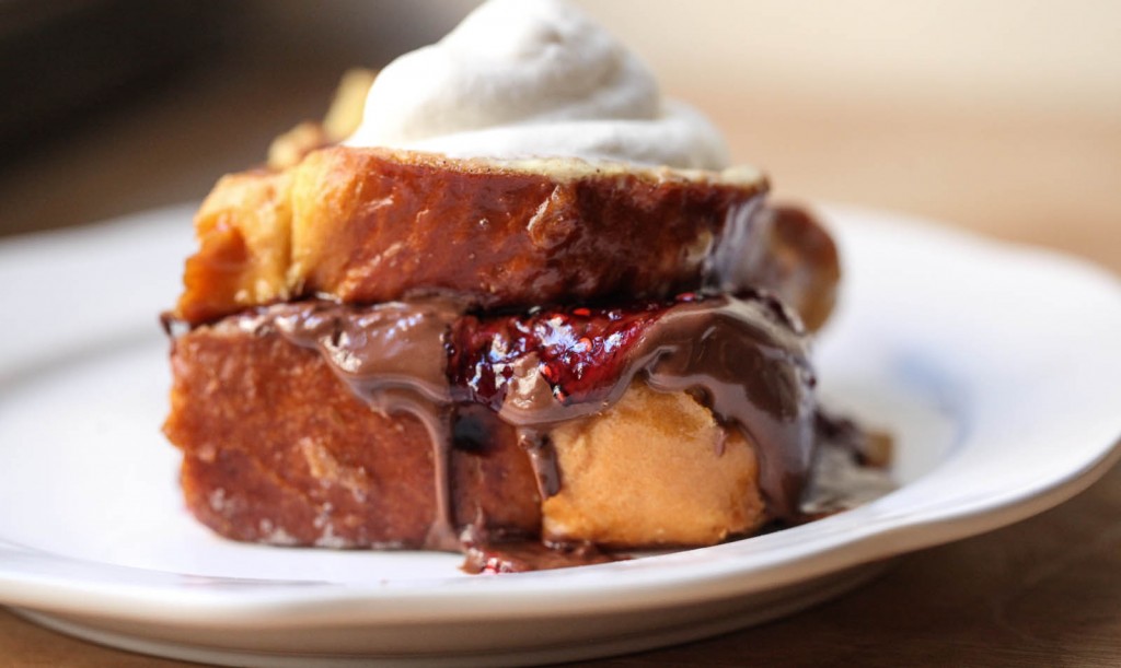 Raspberry Nutella French Toast