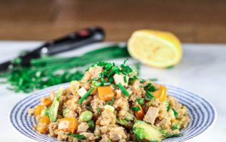 Adaptable Quinoa "Fried Rice" | ringfingertanline.com