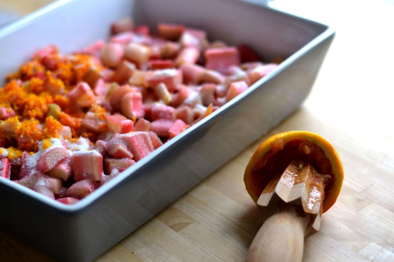 Orange Rhubarb Shortcakes with Cardamom Whipped Cream via Sift & Whisk