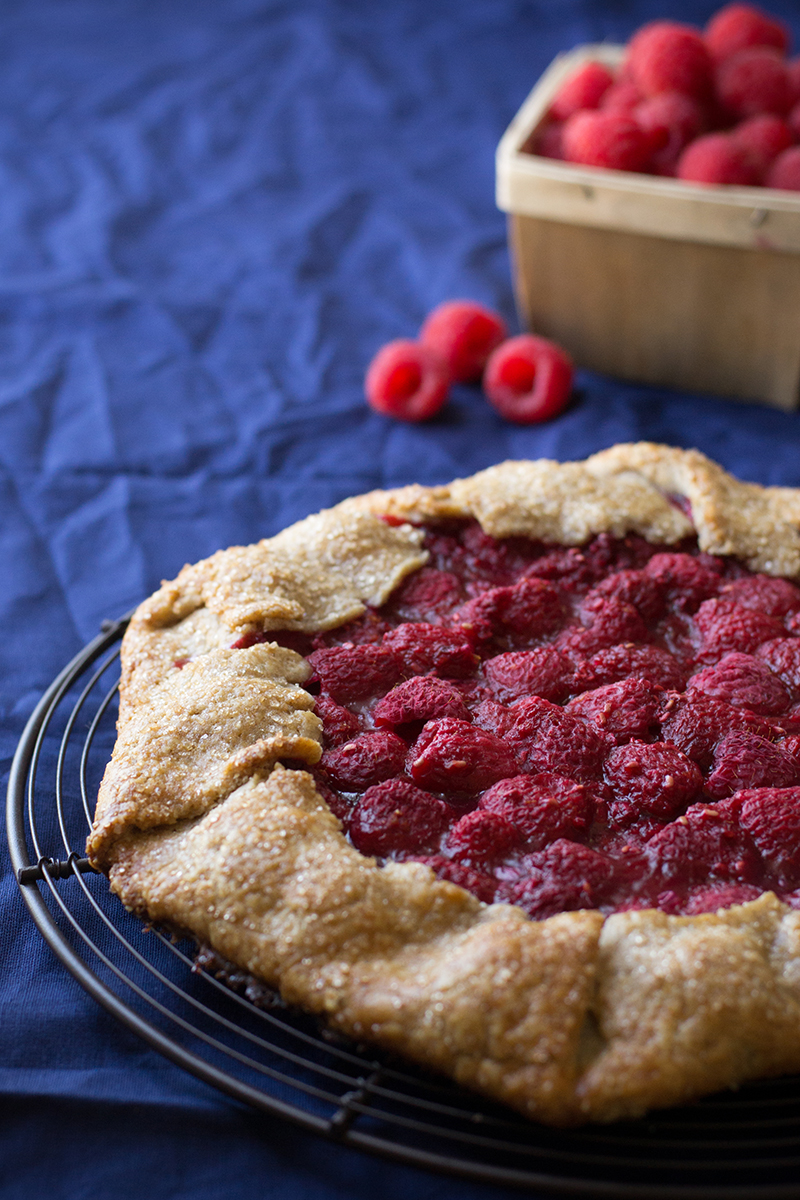 Raspberry Galette with Rye Crust | siftandwhisk.com