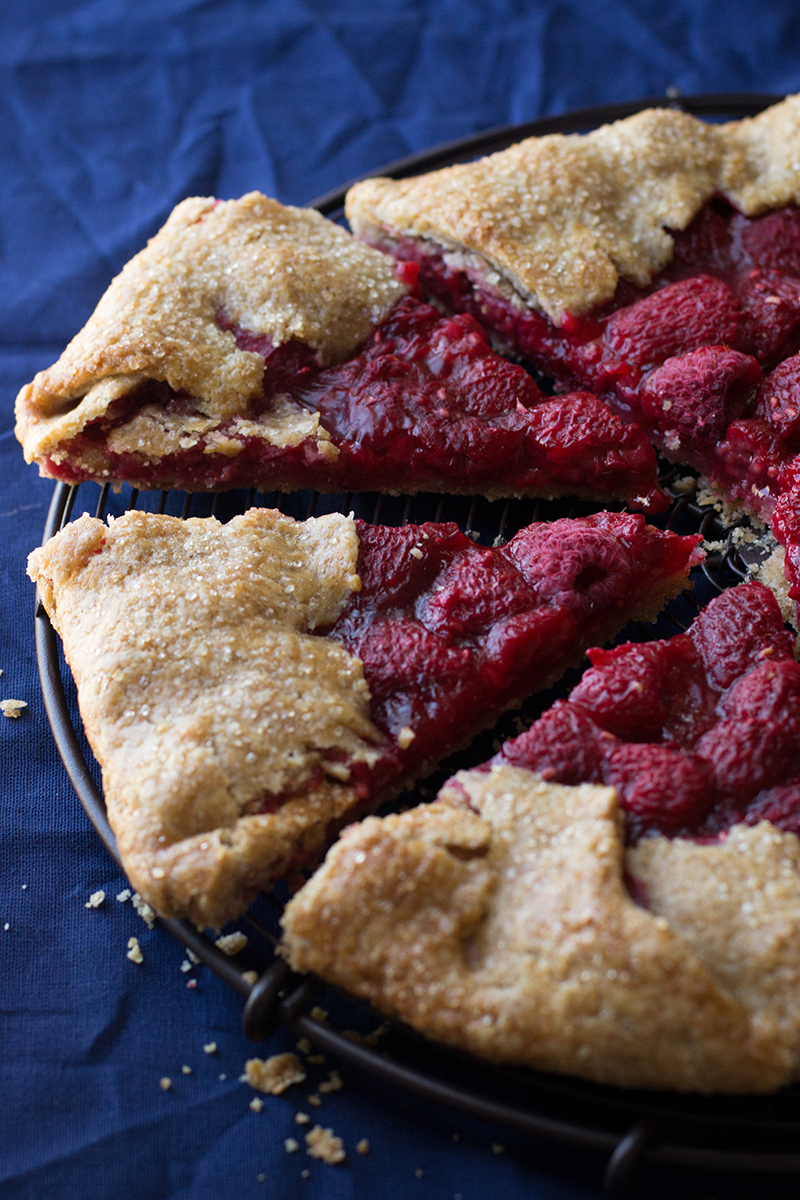 Raspberry Galette with Rye Crust | siftandwhisk.com