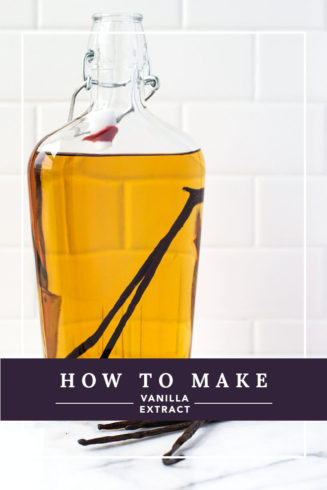 How To Make Homemade Vanilla Extract. It's SO much cheaper than store-bought and can be customized to your desires!