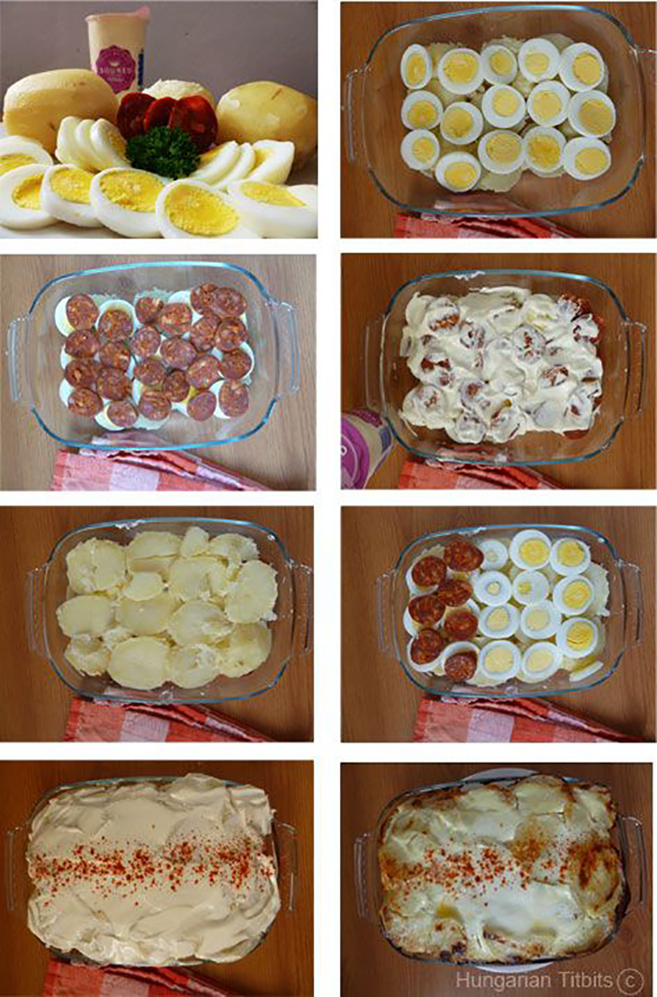 Hungarian Layered Potato – Rakott Krumpli