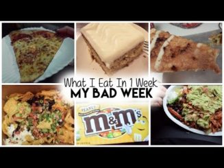 What I Eat In 1 Week (Briana Jones Chase)