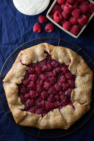 Raspberry Galette with Rye Crust | siftandwhisk.com